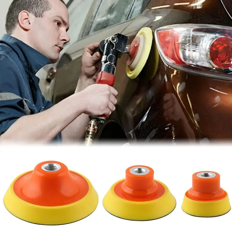 Car Polisher Sponge ing Sponge Pads Polishing Pads Suction Cup Installation Fits M14 Threads for Auto Polishers