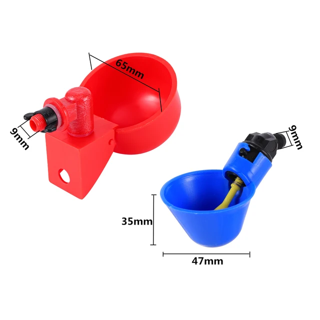 10 Pezzi Tazze Bere Automatiche Per Polli - Abbeveratoio Per Pollame, Galline E Pulcini - Foto 9