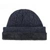 New Unisex Two-Tone Winter Hats Add Fur Lined Men And Women Fashion Warm Beanie Cap Casual Winter Knitted Hats 5