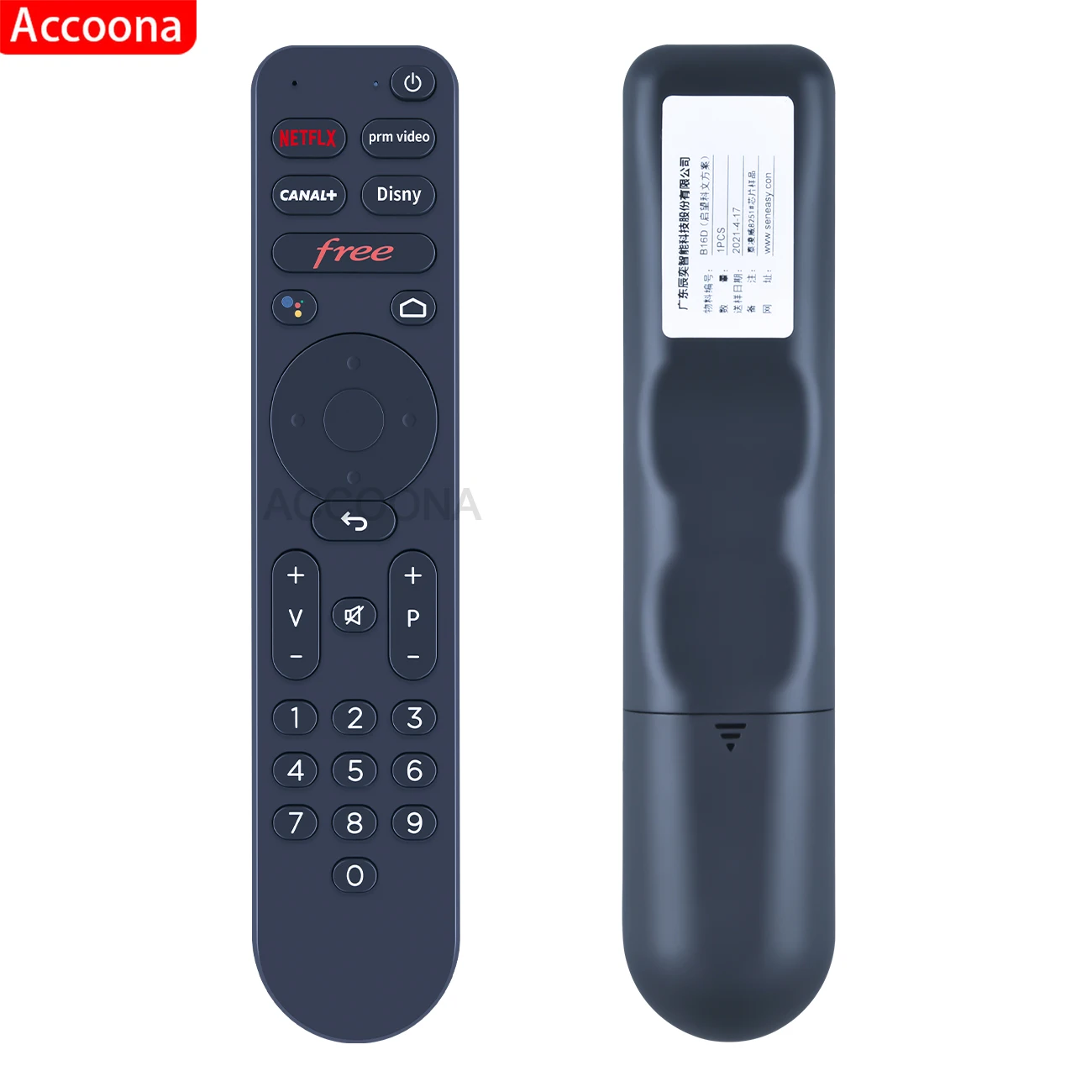 Voice remote control for Freebox Pop TV box