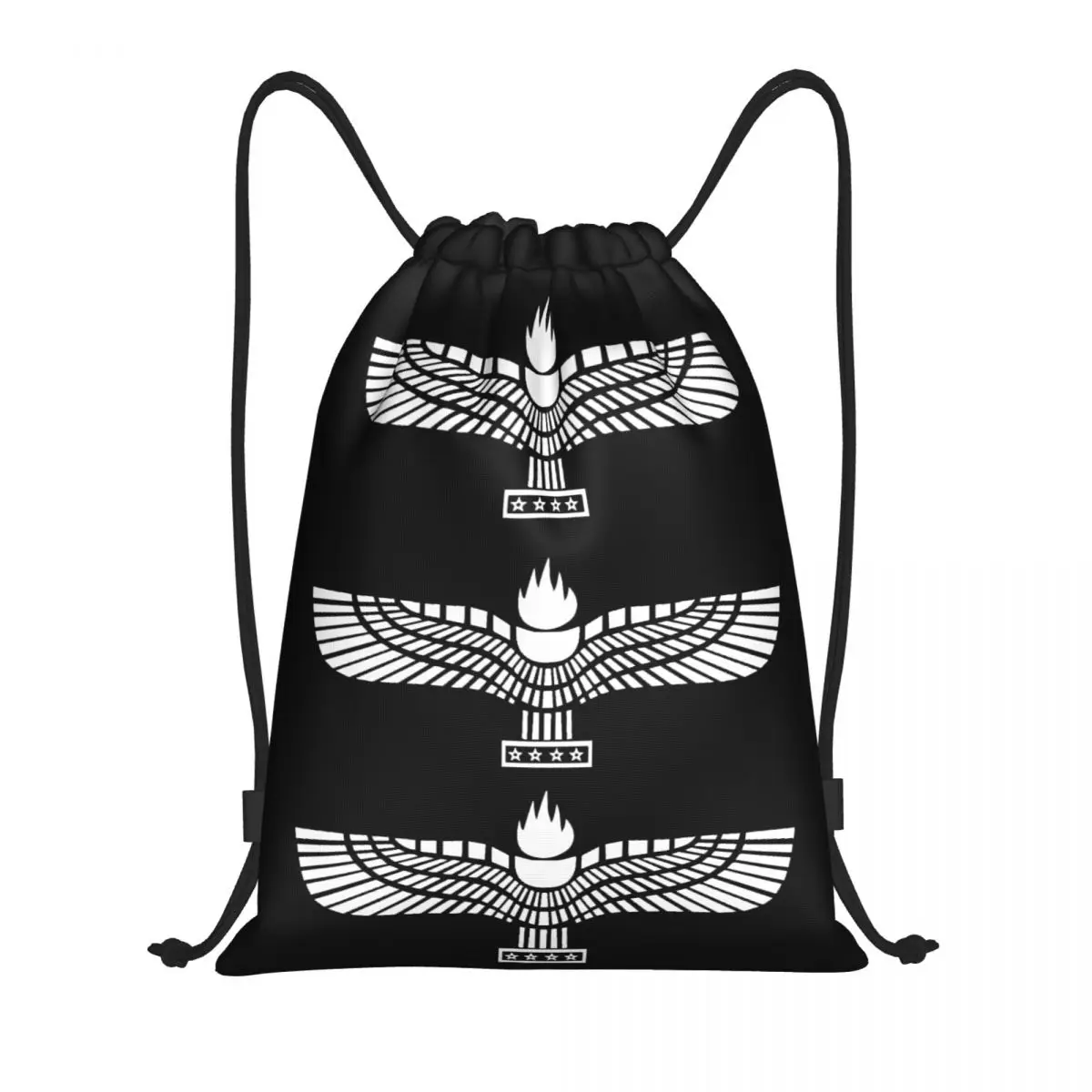 

Custom Syriac Suryoyo Flag Drawstring Backpack Bags Men Women Lightweight Aramean Gym Sports Sackpack Sacks for Traveling