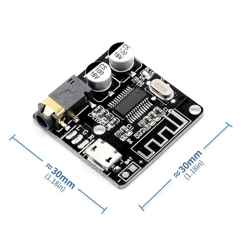 1-10PCS VHM-314 DIY Bluetooth Audio Receiver Board 3.7-5V Bluetooth 4.1/5.0 Mp3 Lossless Decoder Board Wireless StereoModule audio amplifier board audio decoder board