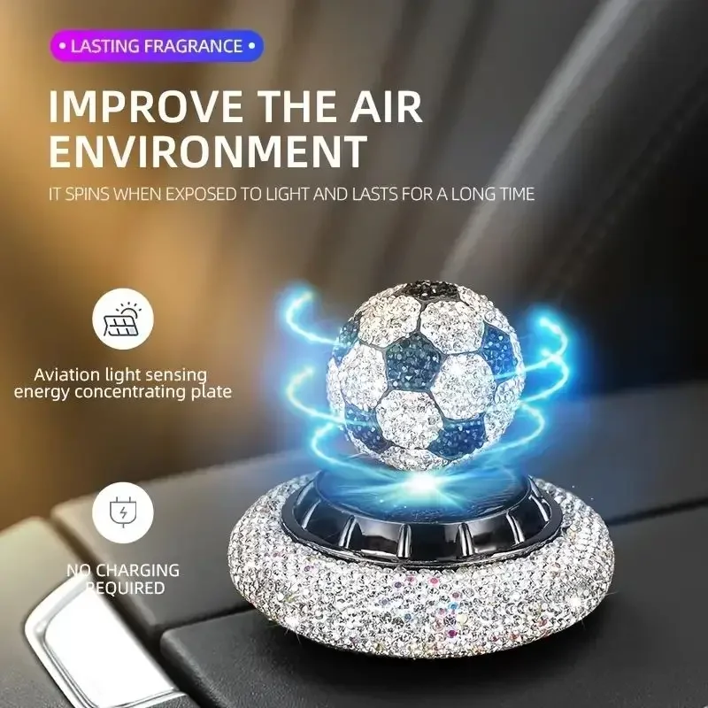 Solar Rotating Car Perfume Diffuser 2