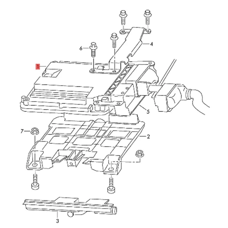 

Car Engine Computer Board ECU Module 3TD906264/3TD 906 264 For VW Volkswagen Skoda 2009-2013 Electronic Control Unit