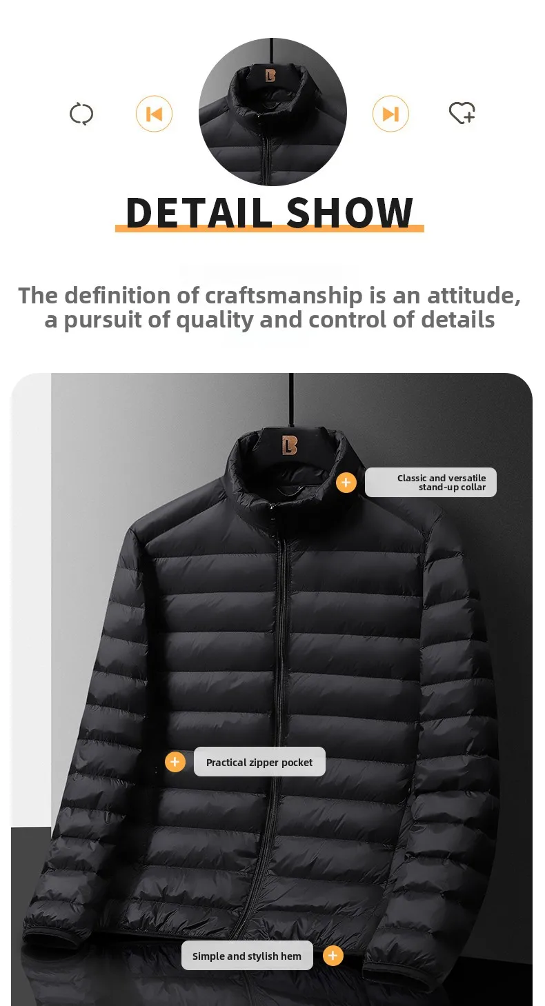 Ultralight Down Jacket - Detail View
