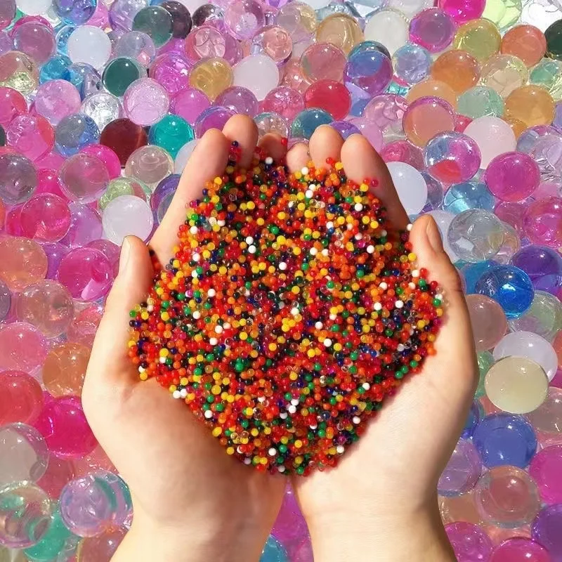 Crystal Soil Mud Toy Big Hydrogel Gel Kids Polymer Water Beads Wedding Home Decor