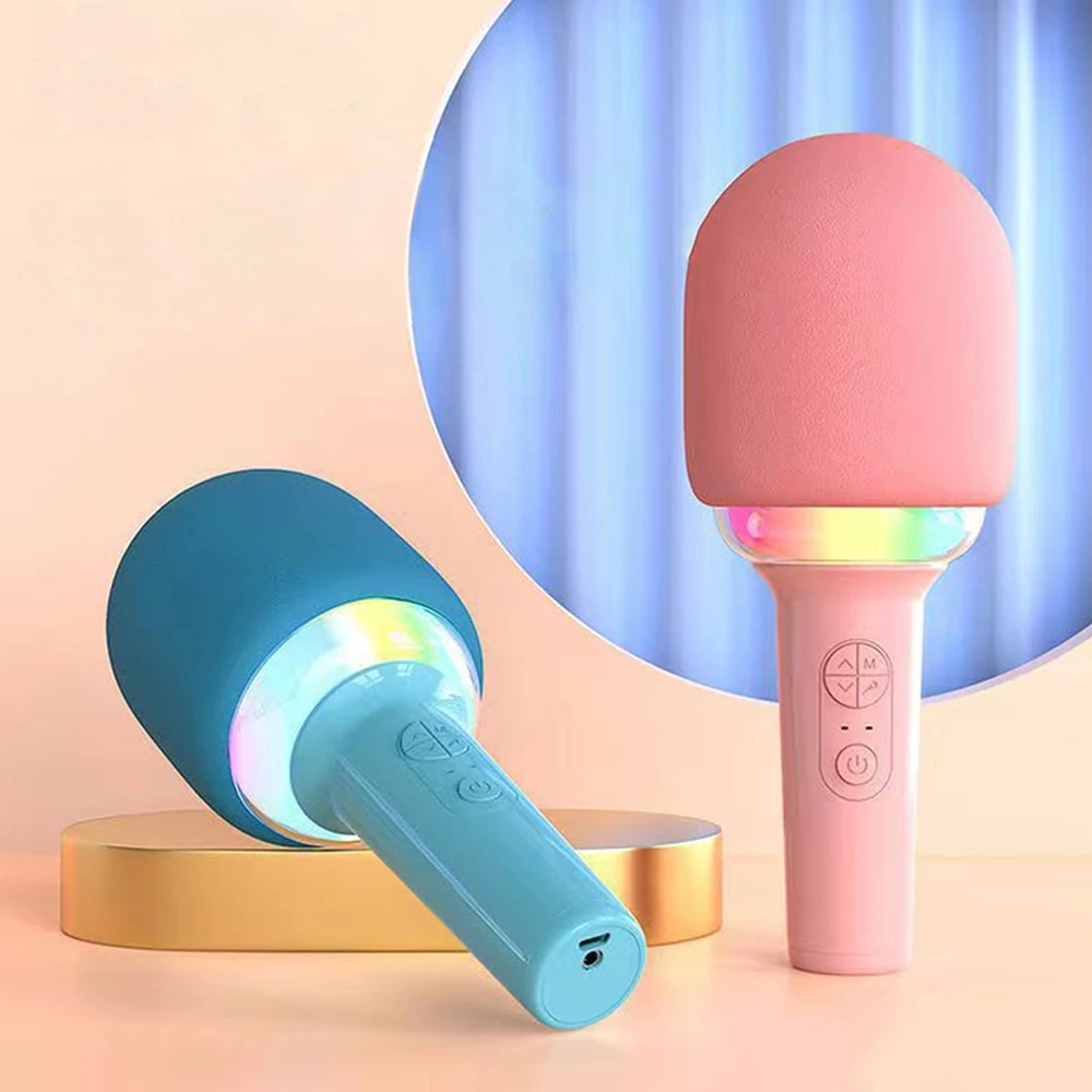 Description Picture 2 of itemSinging Karaoke Wireless Microphone Home Karaoke Music Player Microphone Audio Integrated Intelligent Noise Reduction Speaker