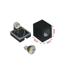Waterproof Indoor/Outdoor LED Up - Down Wall Lamp - 5W/10W Surface Mounted Cube Light (Warm White (2700 - 3500K))
