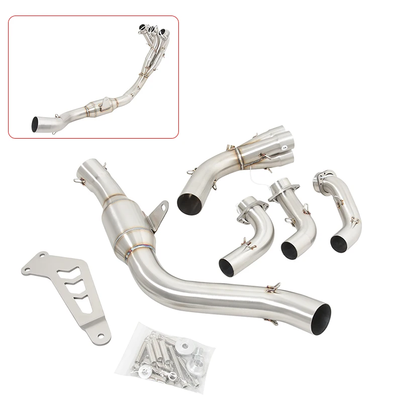 Slip On For Yamaha MT-09 MT09 FZ-09 XSR900 2021 - 2023 Full Motorcycle Exhaust Escape Systems Modify Catalyst Front Link Pipe - Image 4