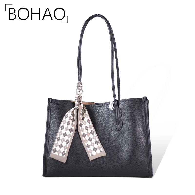 

Genuine Leather Women's Bag 2023 New Crossbody Large Capacity Tote
