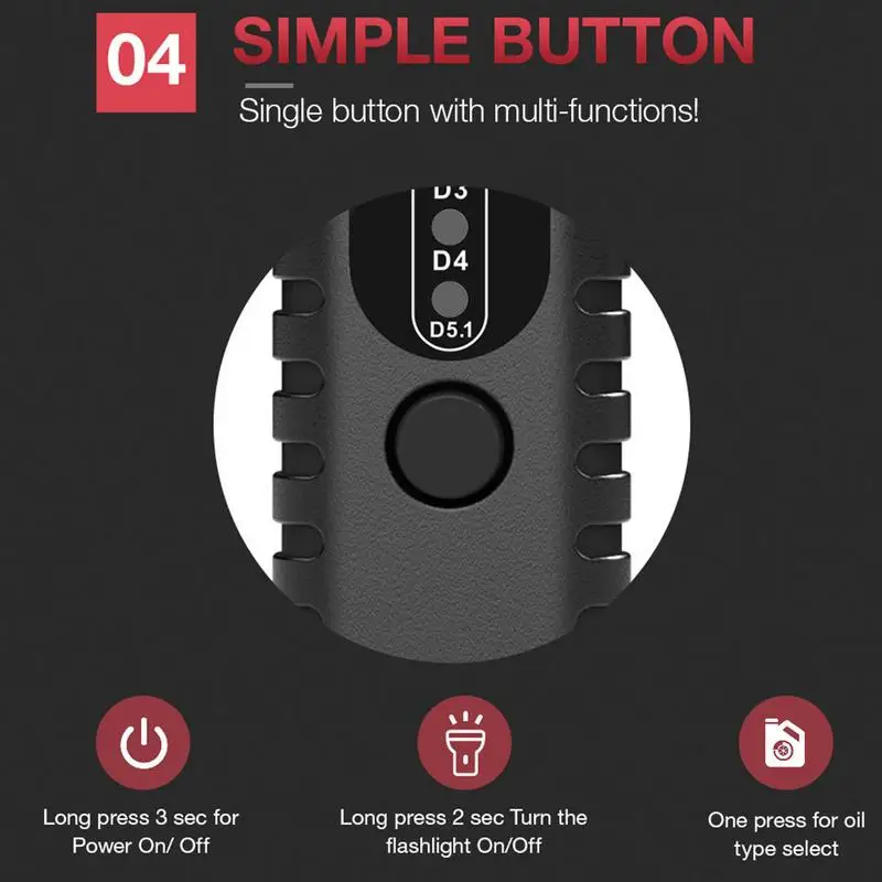 Brake Fluid Tester Pen Quick Acting Transmission Fluid Checker Testing Tool Portable Checker Tool Car Brake Detector For All