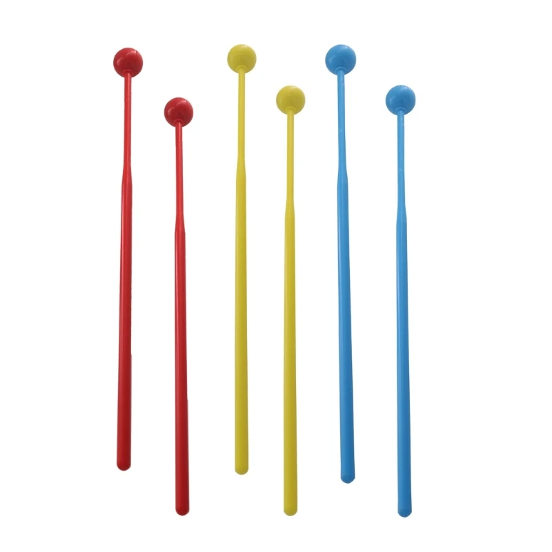

1 Pair ABS Handle Plastic Ball Drumstick Marimba Mallet Percussion Musical Instrument Accessories Beginner Training Kits