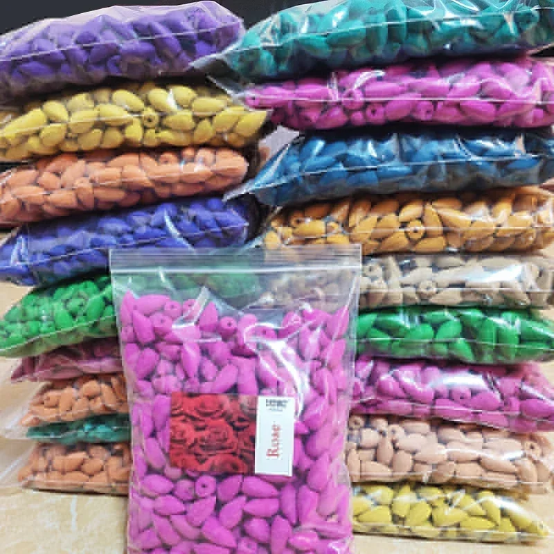 

Mixed Waterfall Smoke Backflow Natural Incense Cone Incense Cone Lavender Multi-scented Suitable for Places Tea Room Yoga Room