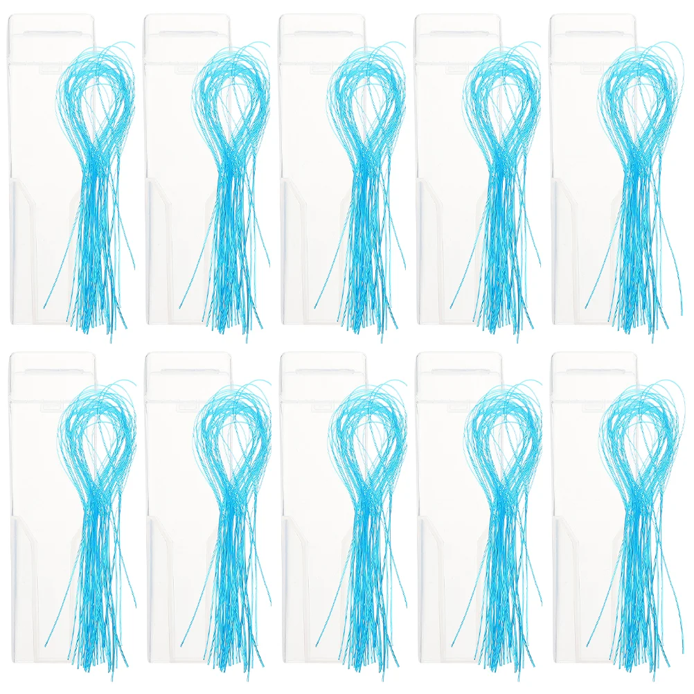 

10 Boxes Teeth Threaders Floss Cleaning Threaders Floss Threaders for Braces