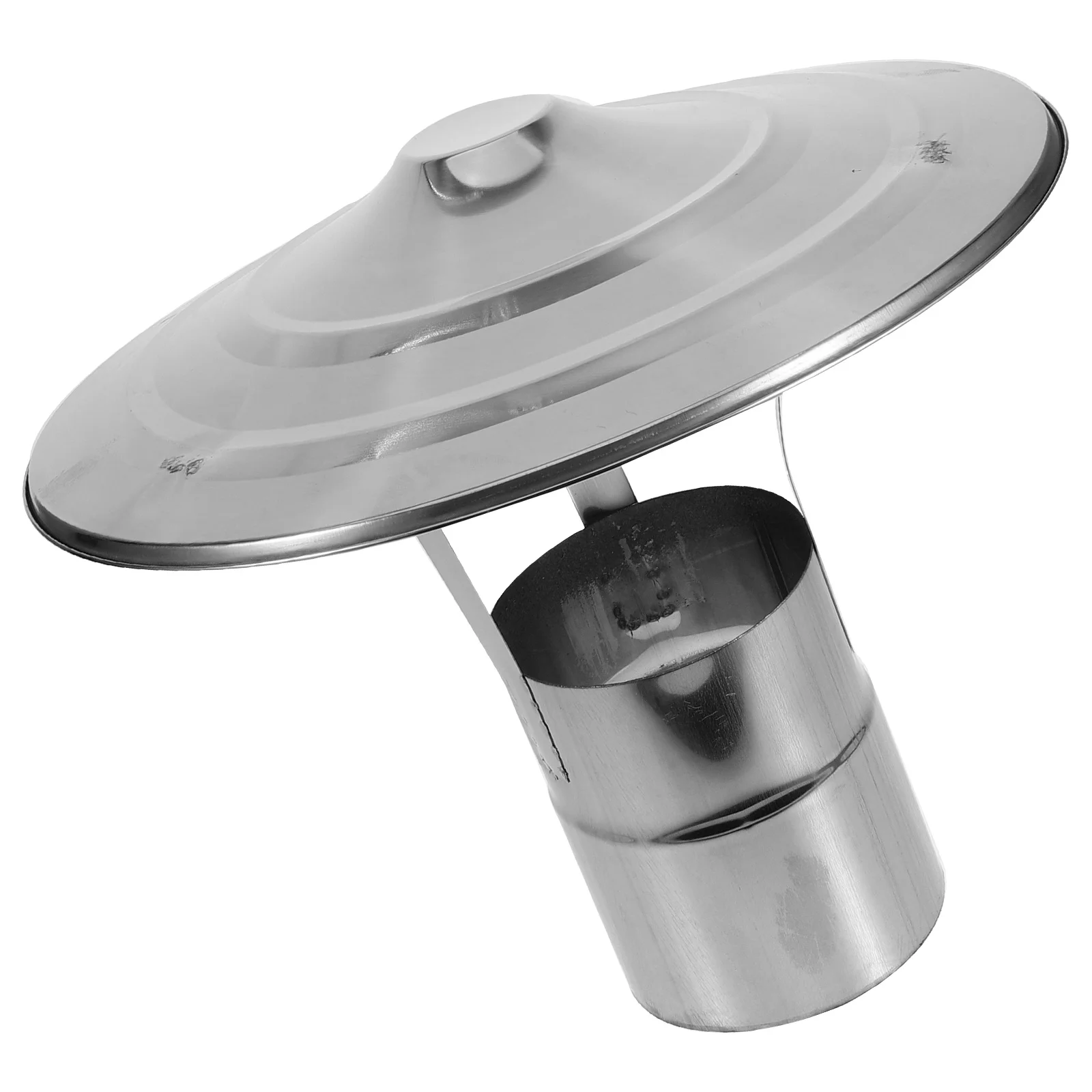 

Chimney Weatherproof Cover Pipe Cap Protector Accessory Stainless Steel Ducting Ventilation