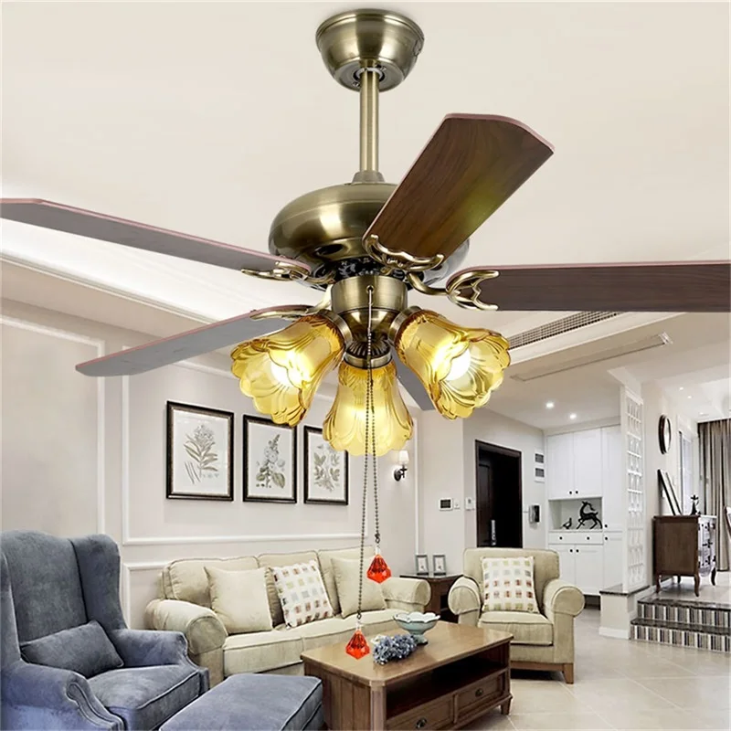 Nordic Ceiling Fan With Lights and Remote Control Modern LED Chandelier Fan Lighting Decor Dining Living Room Ceiling Lamp