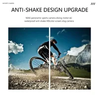 IAURA Pocket 5K HD Action Camera with 270° Rotatable Lens, Optical Image Stabilizer, MicroSD / TF Card, Waterproof Housing, - Image 6