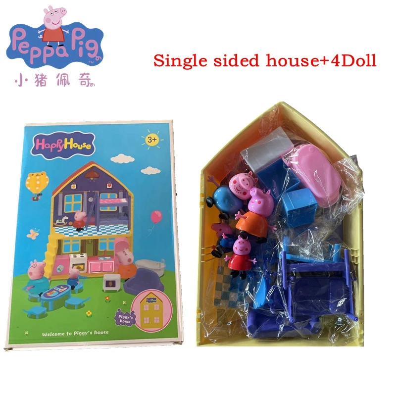 Peppa Pig Comic Toy George Pig Puppy Danny Rabbit Rebecca Prepares Action  Dolls for Children's Birthday Party Gift - AliExpress