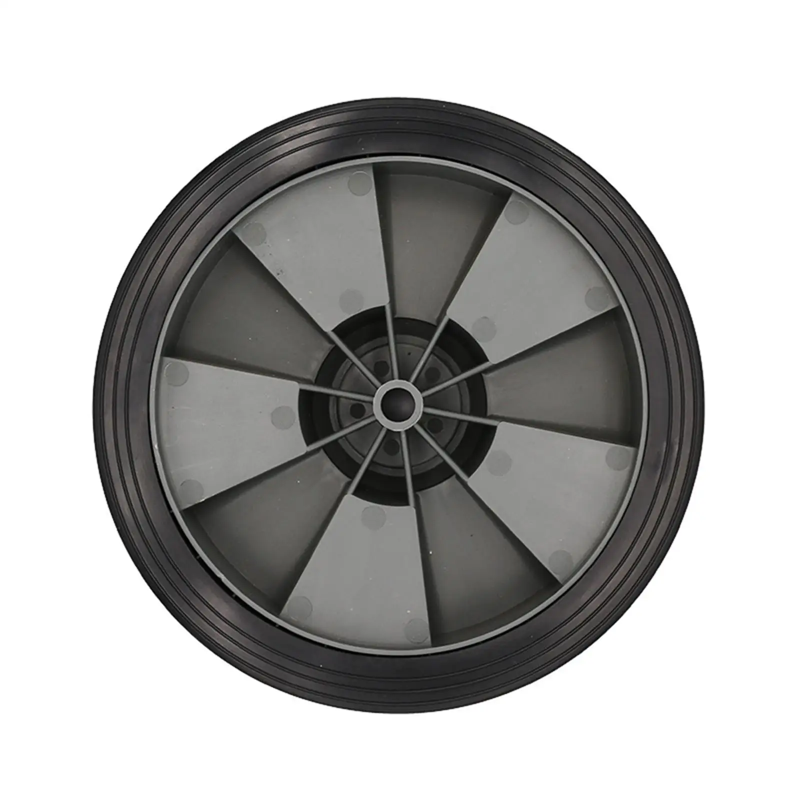 2 Pieces BBQ Grill Wheel Easy Install Wheelbarrow Garden Hole Shaft 1.1cm Hand