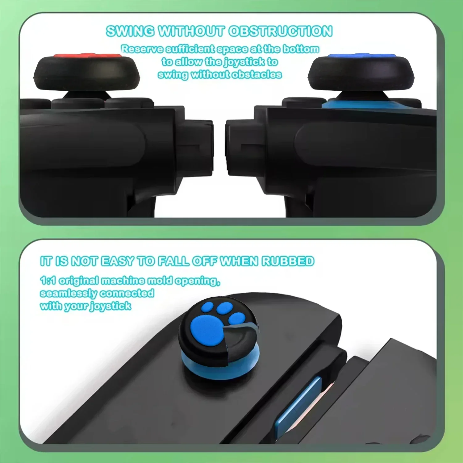 Cute Silicone Thumb Grips Caps Joystick Cap For Switch2 NS2 Analog Stick Cover For Switch 2 Joy-con Controller Game Accessories