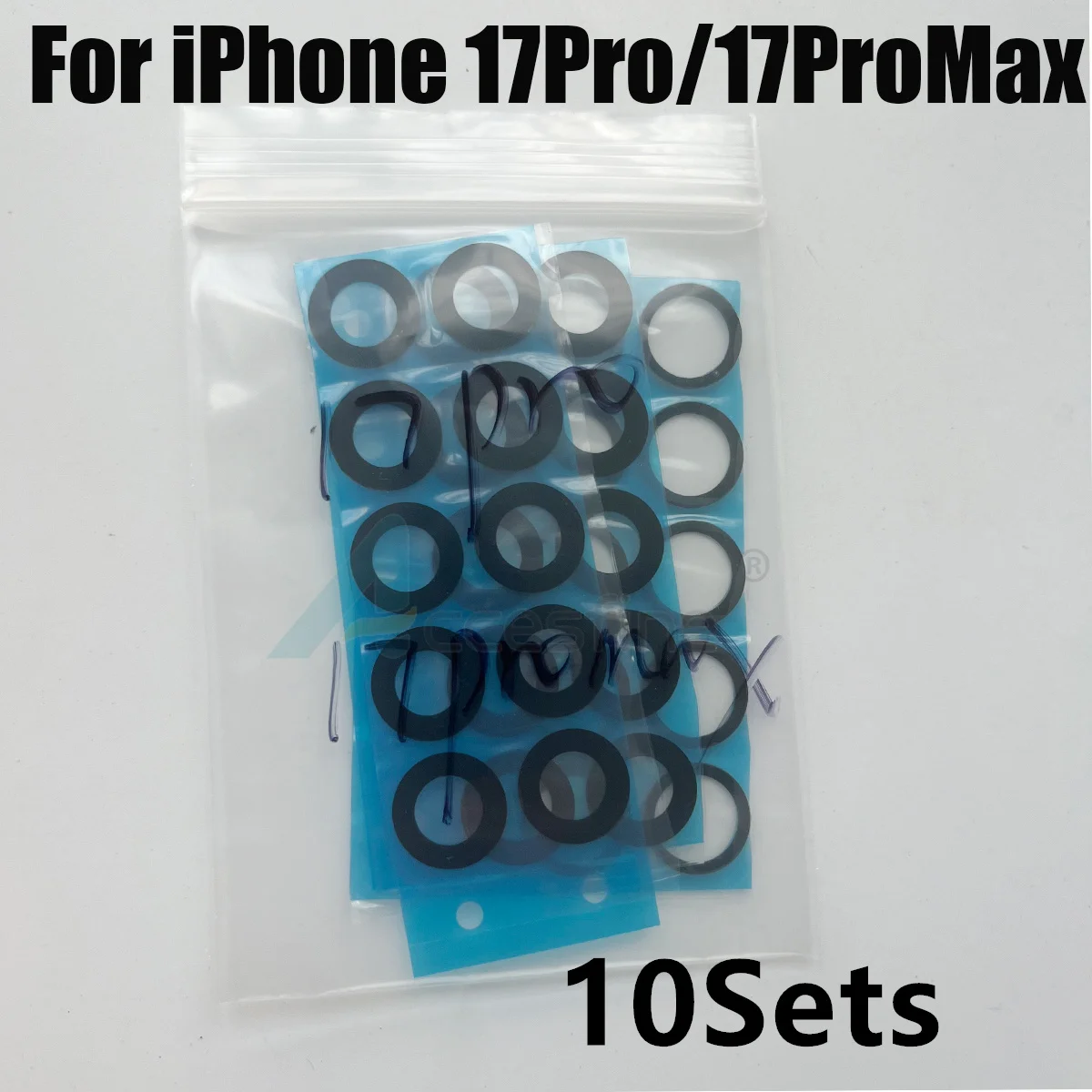 Rear Camera Glass Lens Replacement - 10 Sets for iPhone Air 17 Pro Broken Max