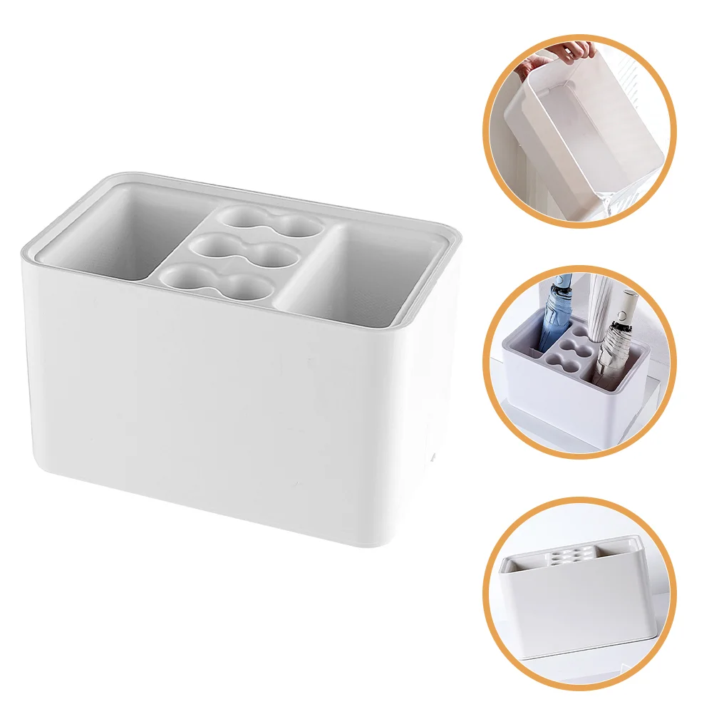 

Umbrella Storage Bucket Holder Home Stand Drain Rack for Entryway Plastic Space Saving Organizer Office Stands Indoor