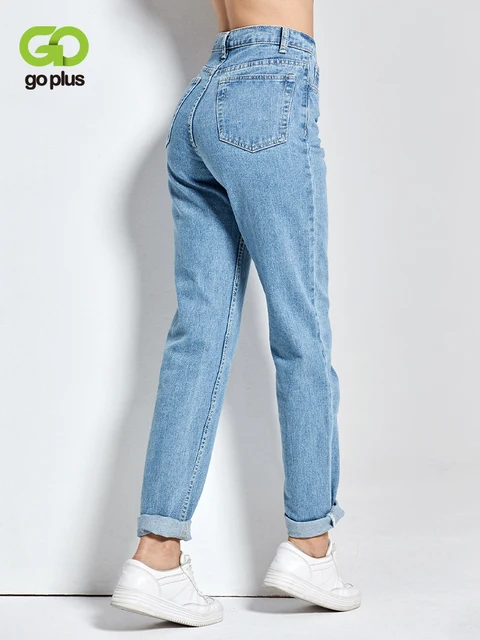 2022 pantaloni Harem Jeans Vintage a vita alta donna Jeans da ragazzo Jeans da donna a figura intera Jeans da Cowboy pantaloni in Denim Vaqueros Mujer 1