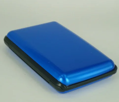 Aluminum Bank Card Holder Blocking Hard Case Wallet Solid Credit Card Anti-RFID Scanning Protect Travel