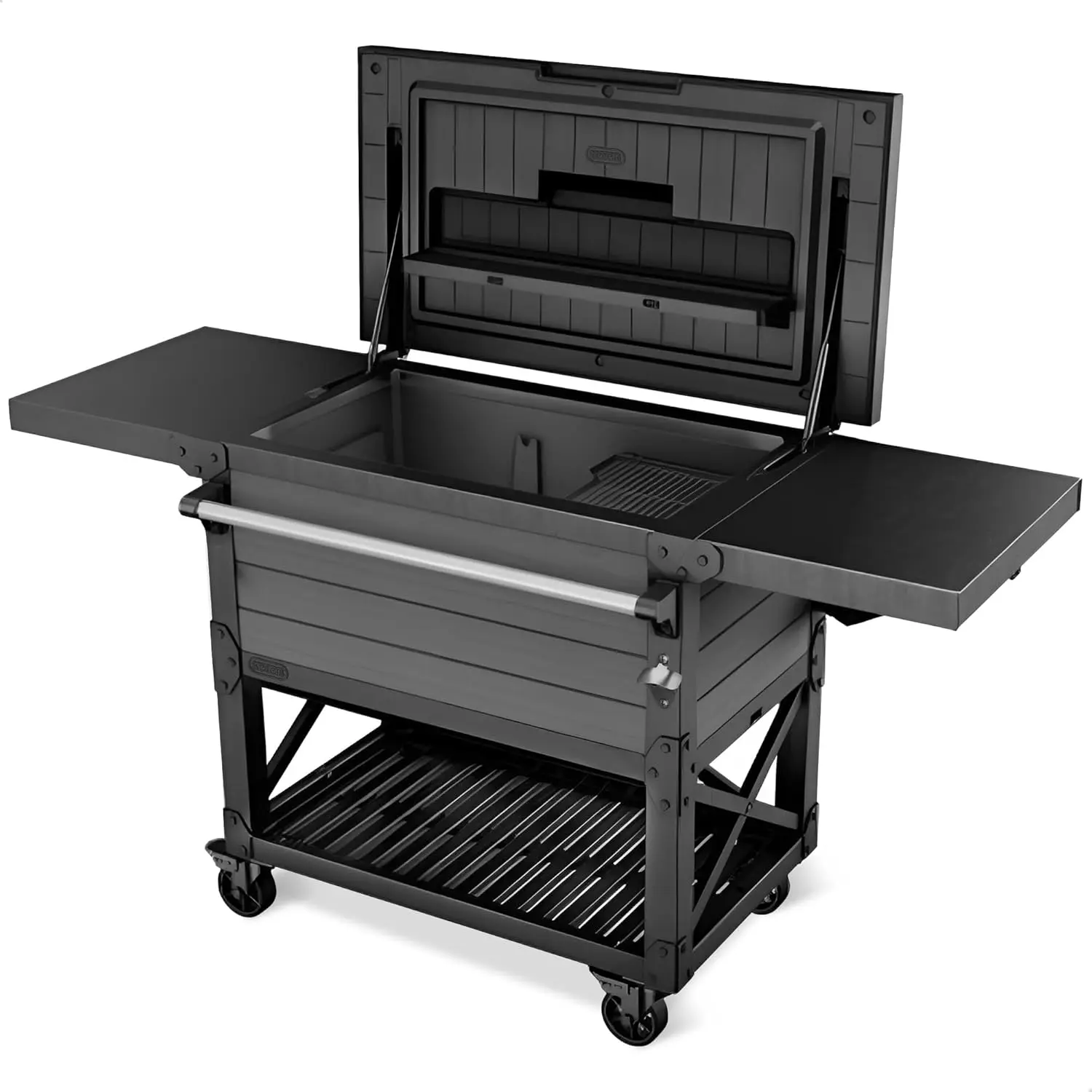 Rolling Ice Cooler Cart 1