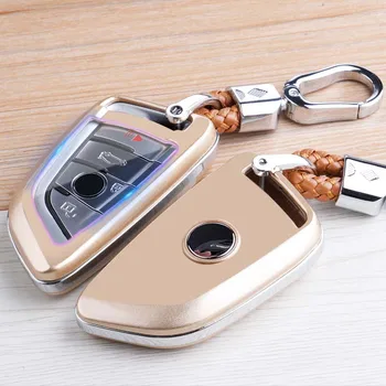 Copertura Della Cassa Chiave dell'automobile Borsette Per BMW G20 G30 E46 E60 E90 X3 X5 X6 F15 F16 F45 F46 7 Serie G11 F48 F39 Protezione Auto Portachiavi - Copertura Della Cassa Chiave dell automobile Borsette Per BMW G20 G30 E46 E60 E90 X3