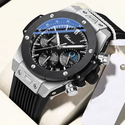 Fashion Sport Watches Men Multi Function Waterproof Rubber Strap Outdoor Military Army Watch for Men Top Brand Chronograph Clock