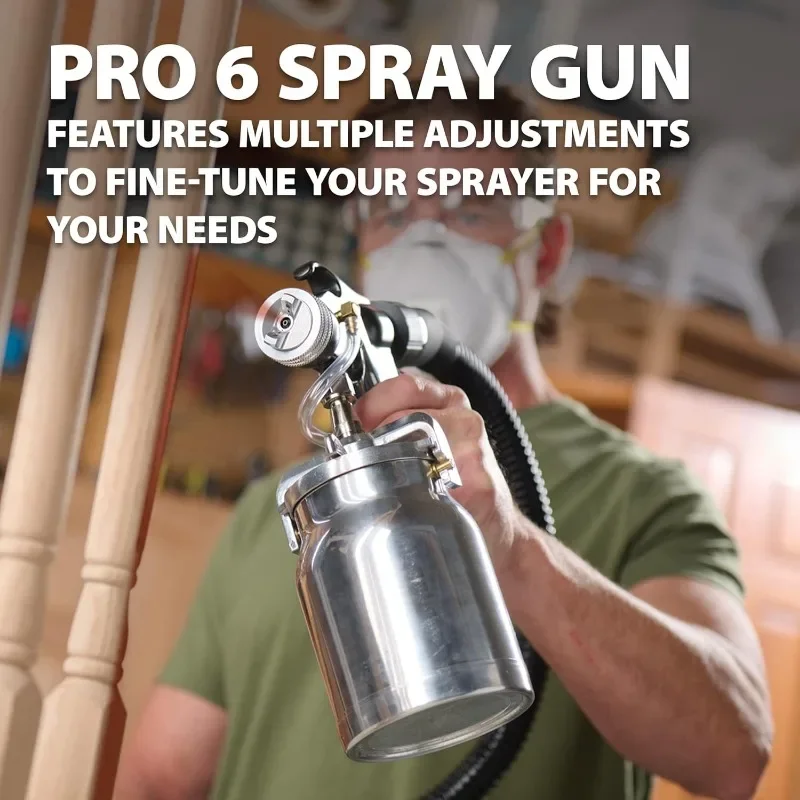 Wagner Spraytech 2443205 Earlex 5700 Stationary HVLP Paint Sprayer for Woodworking and Furniture Refinishing, Fine Finishing