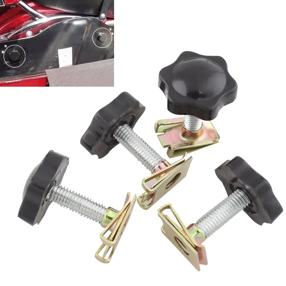 Motorcycle Saddlebag Lock Mount Theft Deterrent Bolt Screw For Harley Touring Street Electra Road Glide Road King CVO 93-up