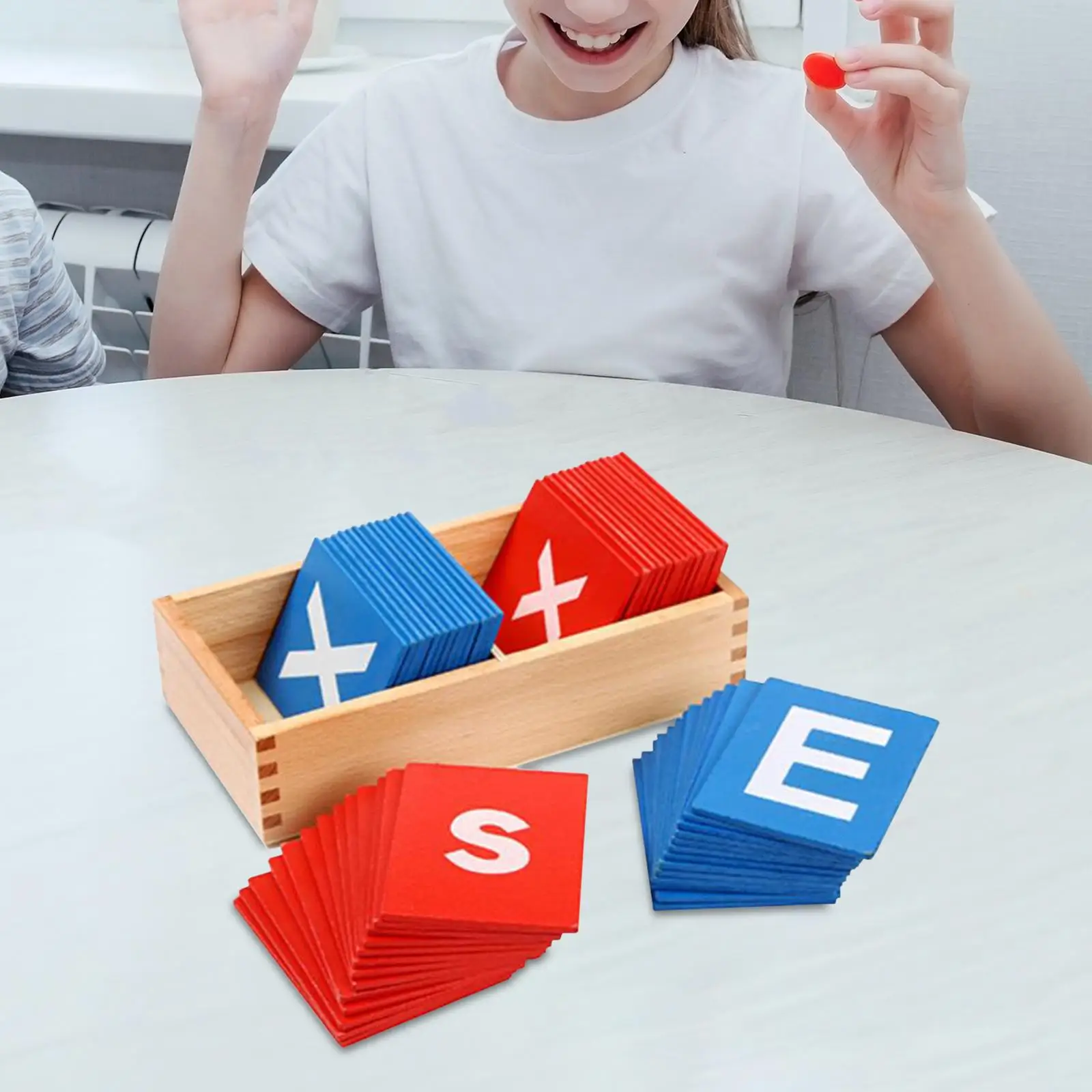 

Sandpaper Letters Lower and Capital Case Spelling Games Language Training Montessori for Boy Girl Ages 0-3 Years Kindergarten