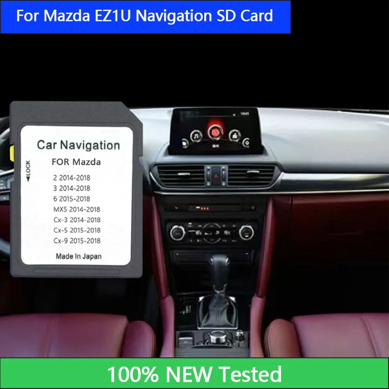 GPS Map Navigation SD Cards for Mazda EZ1U/2 /3/ 6 /CX3 /CX5 /MX5/CX9 Navigation 24 Hours