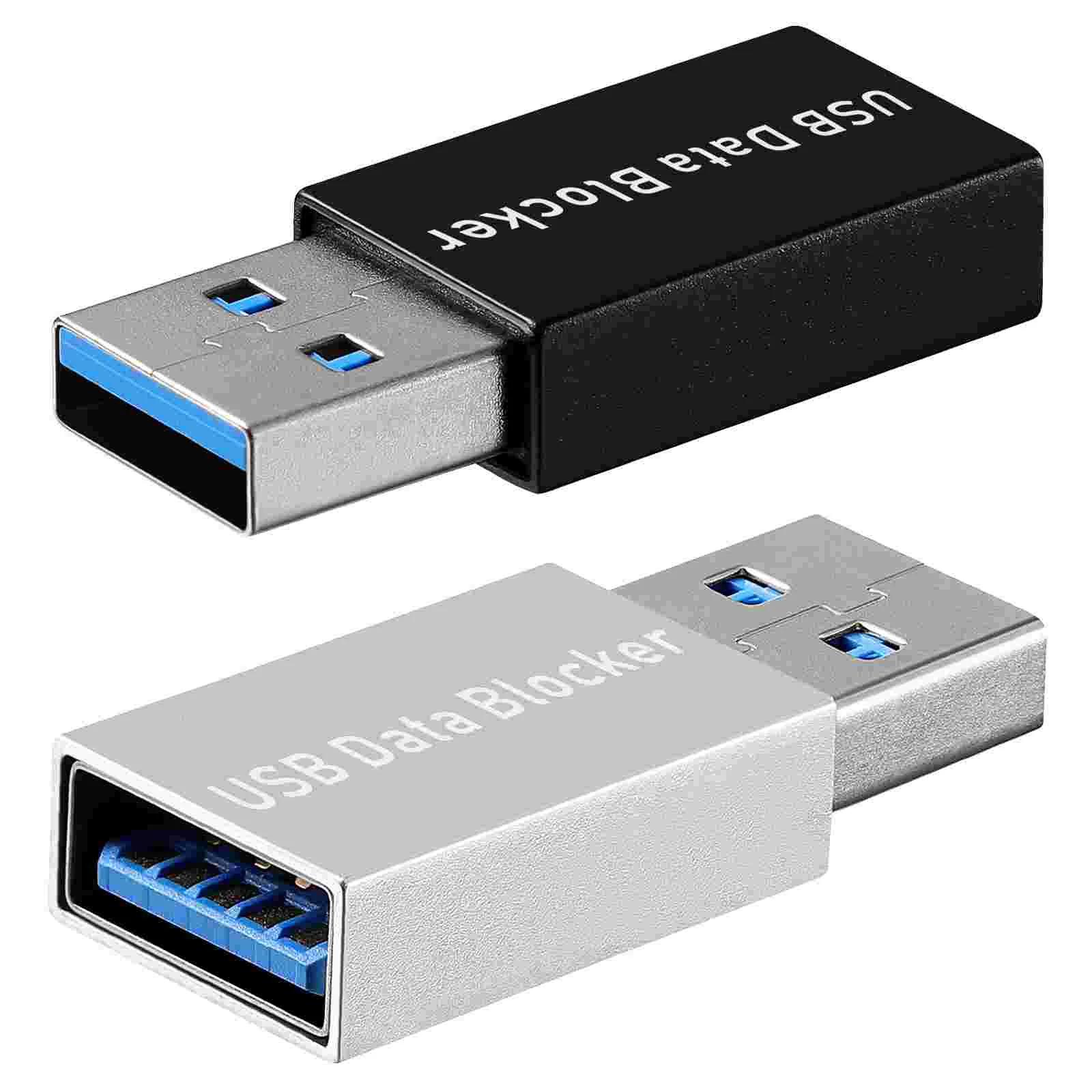 Connettore Usb Per Blocco Dati Da 2 Pezzi Contro Il Sollevamento Del Succo Adattatore In Lega Di Alluminio Solo Carica