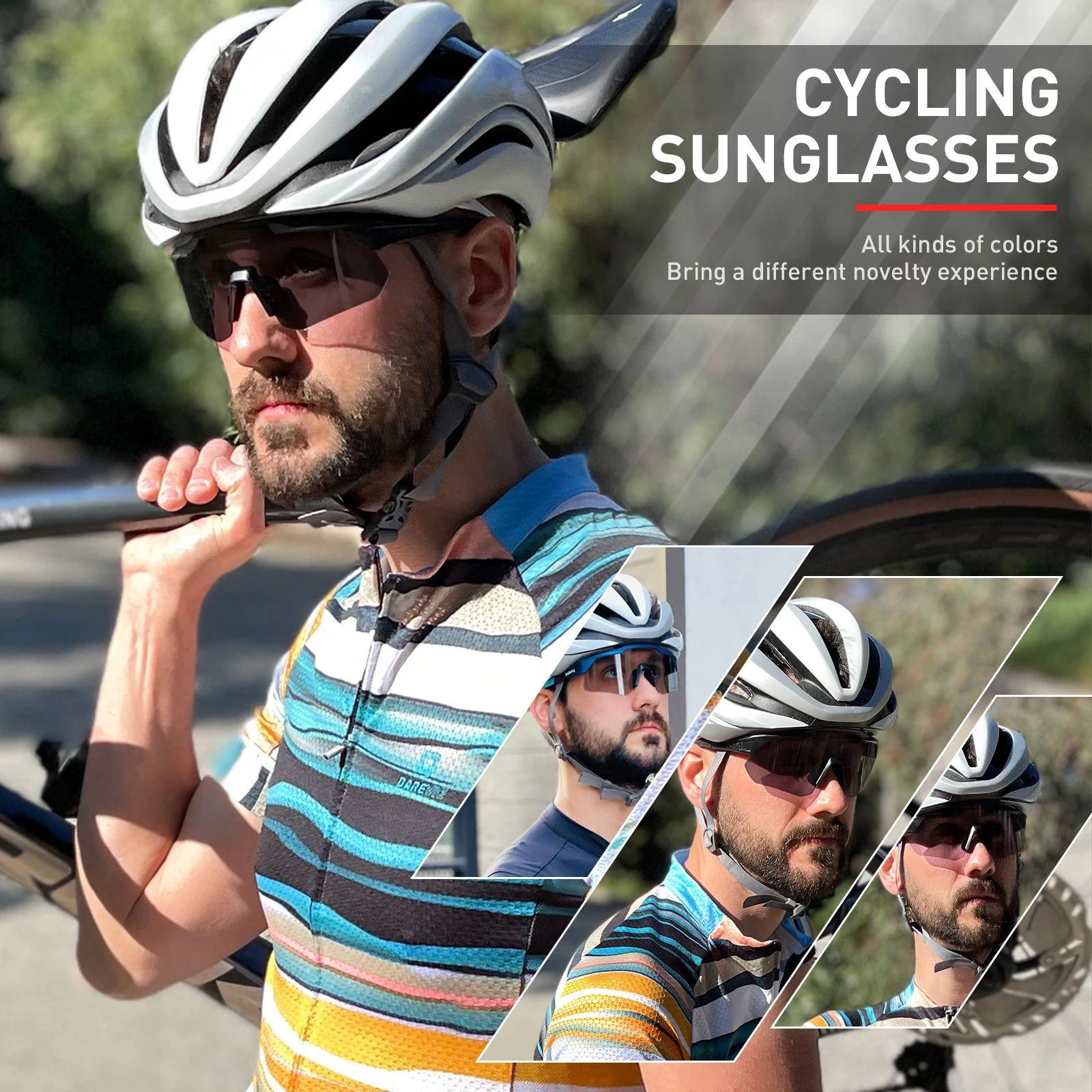 Kapvoe Photochromic Cycling Glasses Men Outdoor Sports Sunglasses Bicycle  UV400 MTB Goggles Road Biking Glasses Riding Glasses - AliExpress