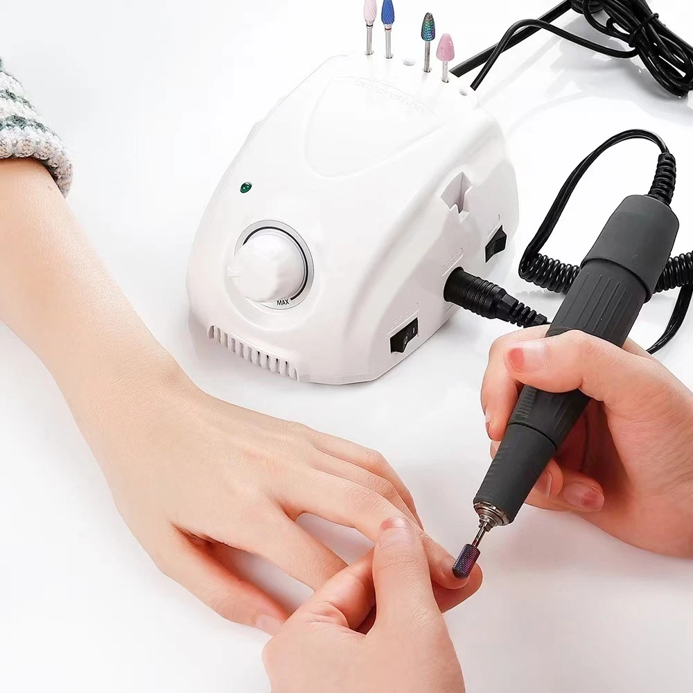 65W BT Marathon Champion-3 Manicure Machine 45K 35K H37L1 H200 Handle Electric Nail Drill Milling Cutter Polishing Nail File Set 6