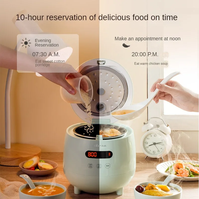 Smart Rice Cooker 1.2L Small 2-person Mini Rice Cooker with Intelligent  Appointment Function DFB-B12L5 Ideal for Home Use