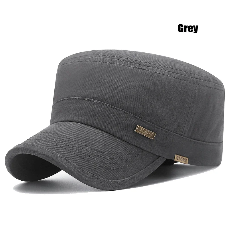 Klassische Baumwolle Baseball Cap Und Militär Kadett Wanderkappe_voghion.com