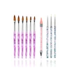 Acrylic Nail Brush Set 6/10Pcs Nail Art Brush 3D Nail Engraving Professional Nail Art Design Brush Tool Kit Gel Brush for Nail 1