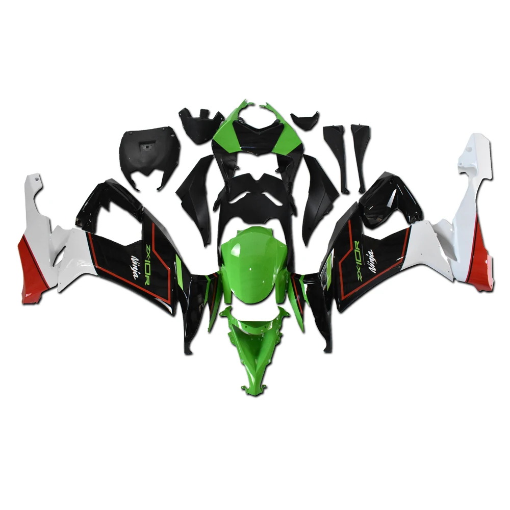 

NT инъекция черный белый обтекатель подходит для Kawasaki Ninja 2008 2010 ZX10R a057