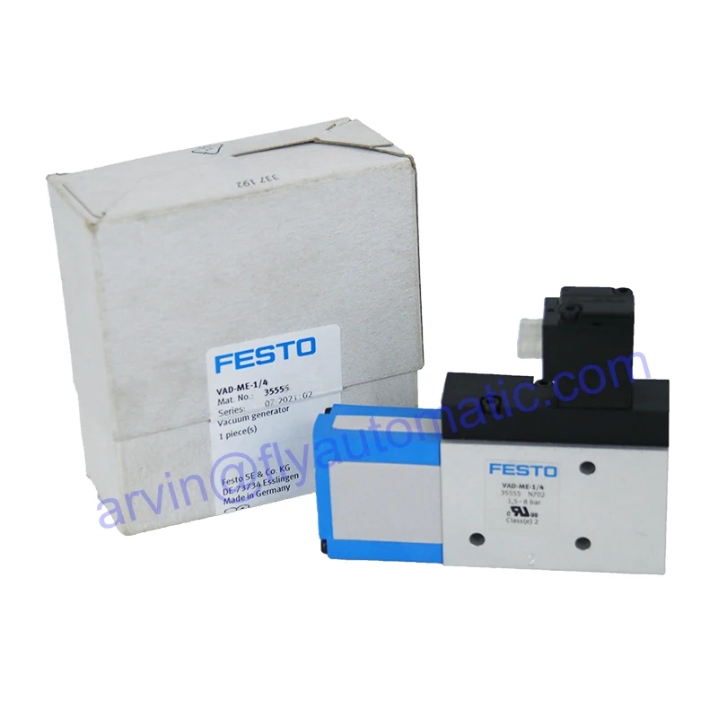 

FESTO Aluminum Alloy Vacuum Generator VAD-ME-1/4 35555 Internal Thread Installation