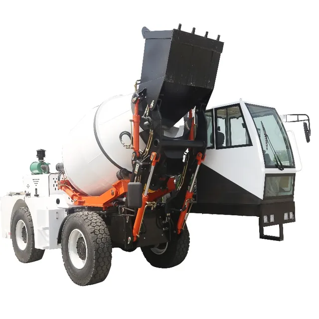 Small Self Feeding Mobile Cement Mixer Type Concrete Agitator Self-loading Concrete Mixer Machine for Sale 2