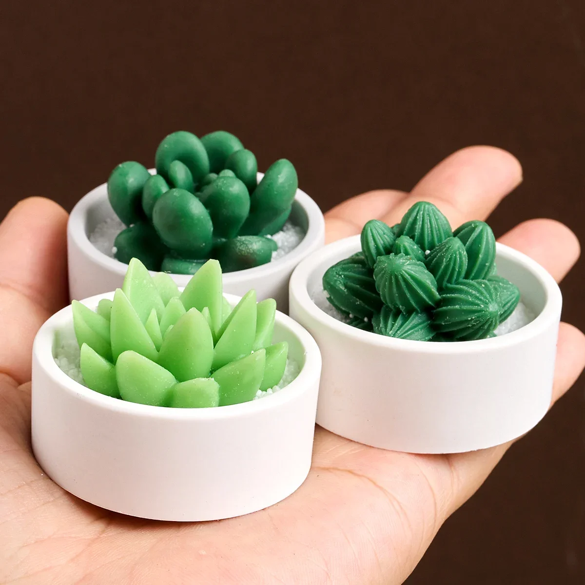 زوج من حامل شموع الملاك قوالب السيليكون DIY اليدوي...