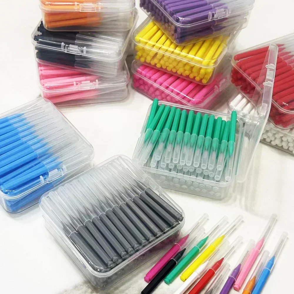 Removes Food And Plaque Better Teeth Hygiene Tool Oral 60Pcs Interdental Brushes Health Care Tooth Push-Pull Escova_voghion.com