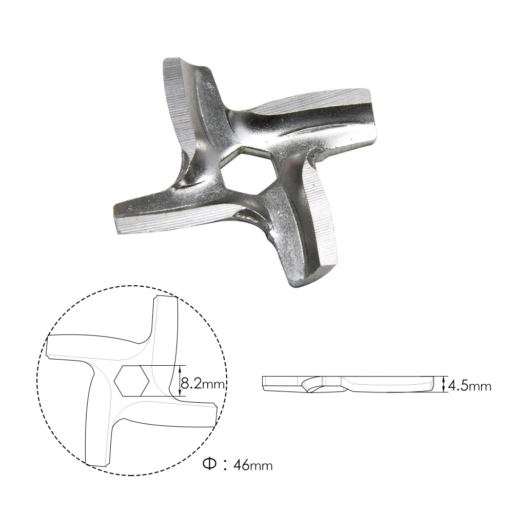 for Moulinex Meat Grinder Knife Mincer Blade Kitchen Appliance Parts for HV2 HV3 HV4 HV6 HV8 ME406 ME420 ME605 ME650 4