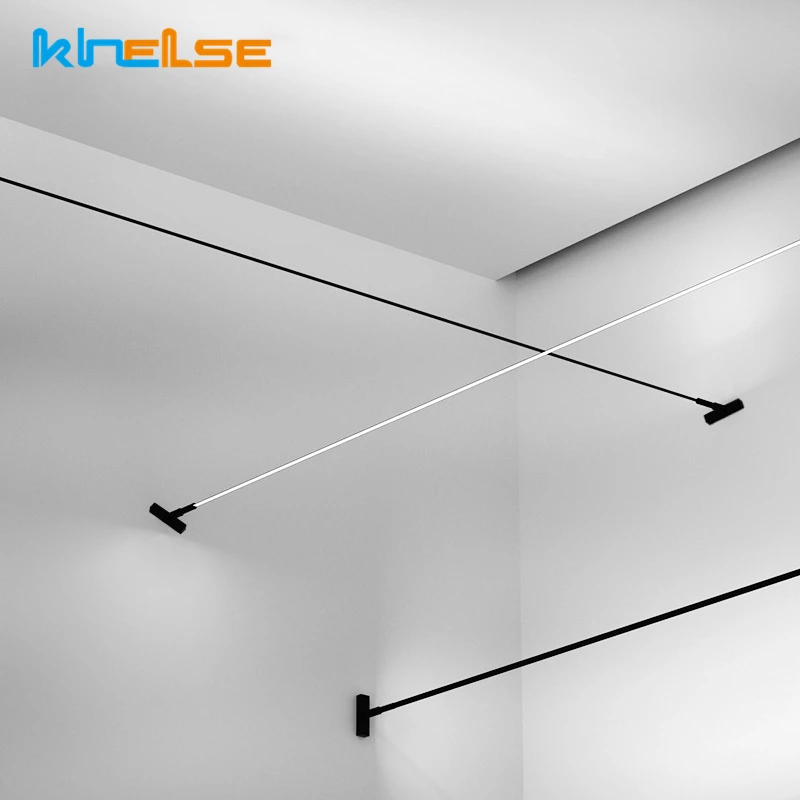 4m/6m/8mSkylineLinearLightCOBLEDWallLampLivingRoomArtExhibitionBackgroundDecorBedroomMinimalistLEDStripsSconce-AliExpress39