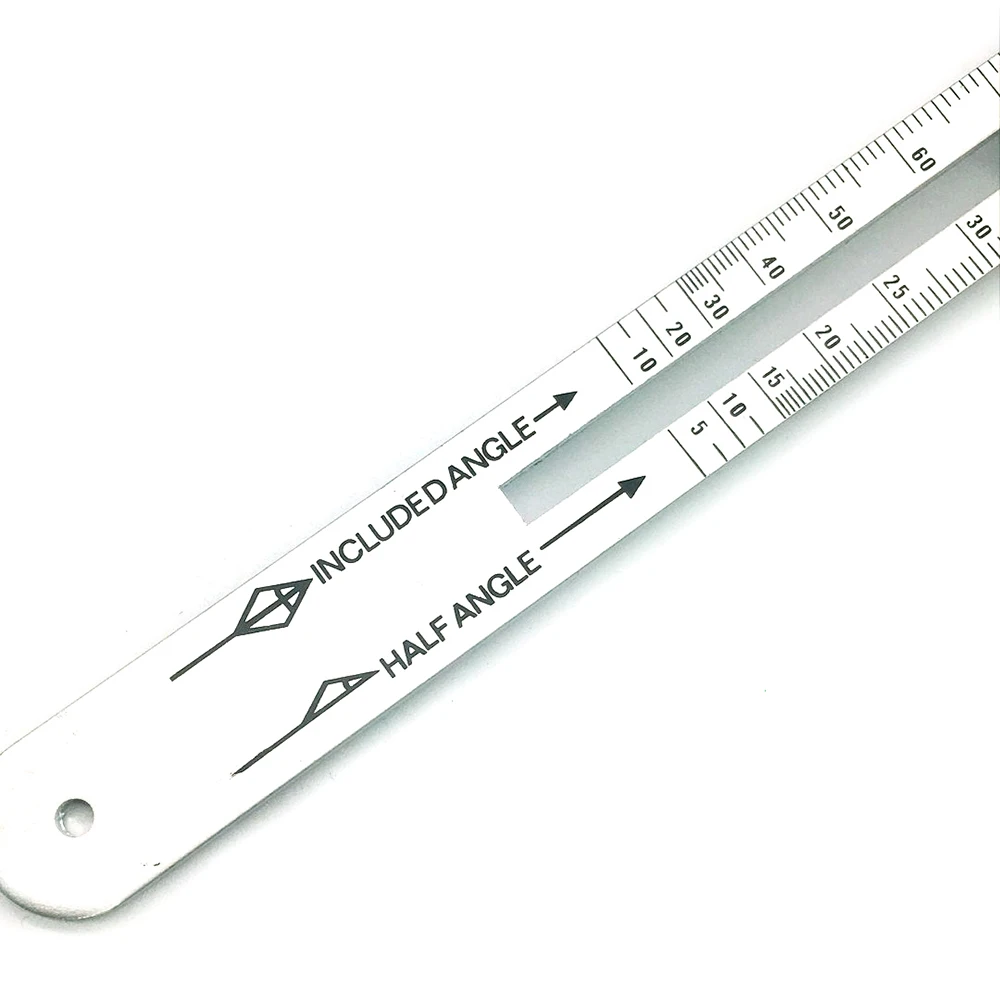 Multi-angle Corner Angle Finder Aluminum Protractor Tile Wood Ruler Woodworking Model Craft Angle
