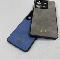 Custom Personalised Initial Name Case For Samsung galaxy S25 S24 S23 S22 S21 Plus S22 Ultra S20 S21 FE 5G S10 Leather Cover 1